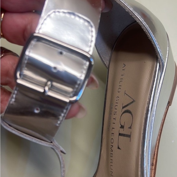 AGL Women's Silver Sandals - Picture 12 of 13